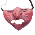 Latex Half Face Masks Humorous Elastic Band Horrible Scary Cosplay Qme A