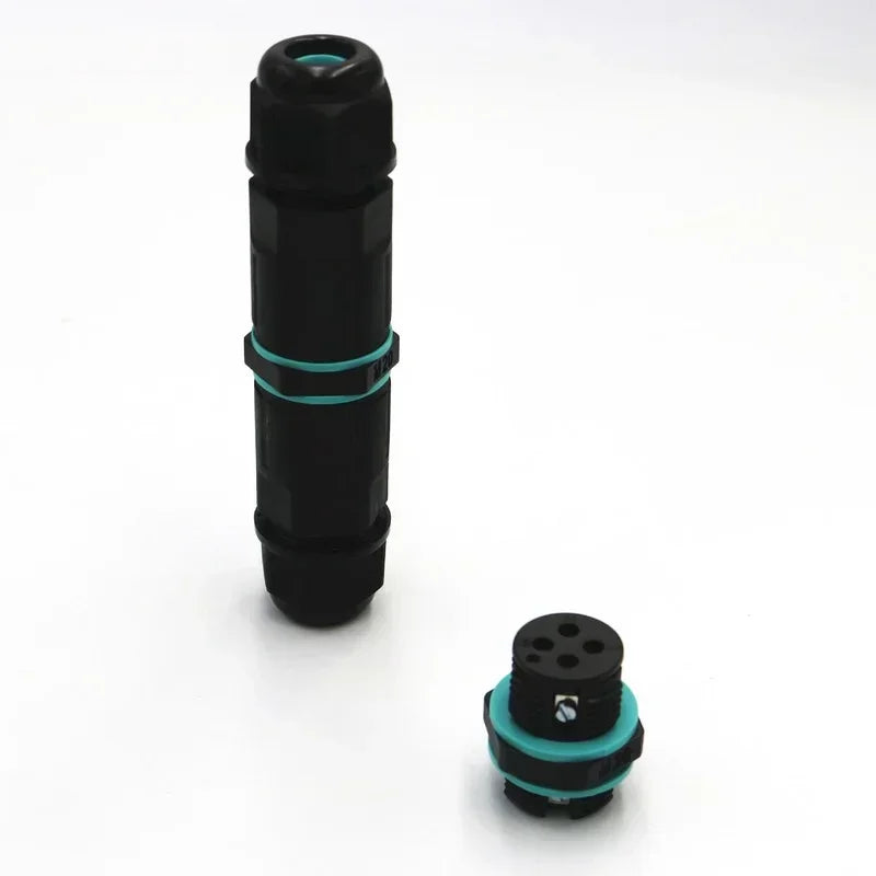 ‌4-6.5mm Waterproof Wire Connector - 3/4 Pin Junction Box, IP67 Rated for Outdoor AC/DC 250V, Copper Core‌ 1pcs Qme