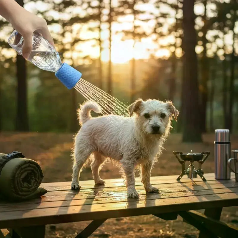 Silicone Portable Pet Shower Head Outdoor Cat And Dog Shower Cleaning Supplies Portable Pet Shower Shower for Grooming Qme