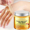 Vitamin C Turmeric Hand Wax Mask For Hands And Feet Smoothing Skin Gently Cleansing Hand Mask Illuminating Hand Skin Product Qme 1pc
