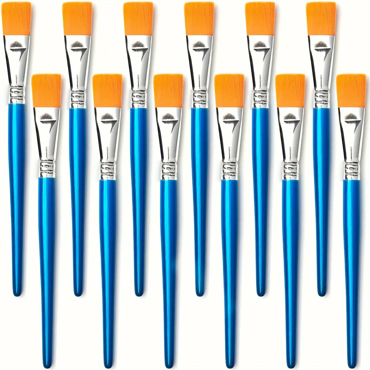 10pcs Pen Brush, Professional art use, Paint Brush, Oil Painting Pen, Paint Pen, Flat Head Painting Pen Qme