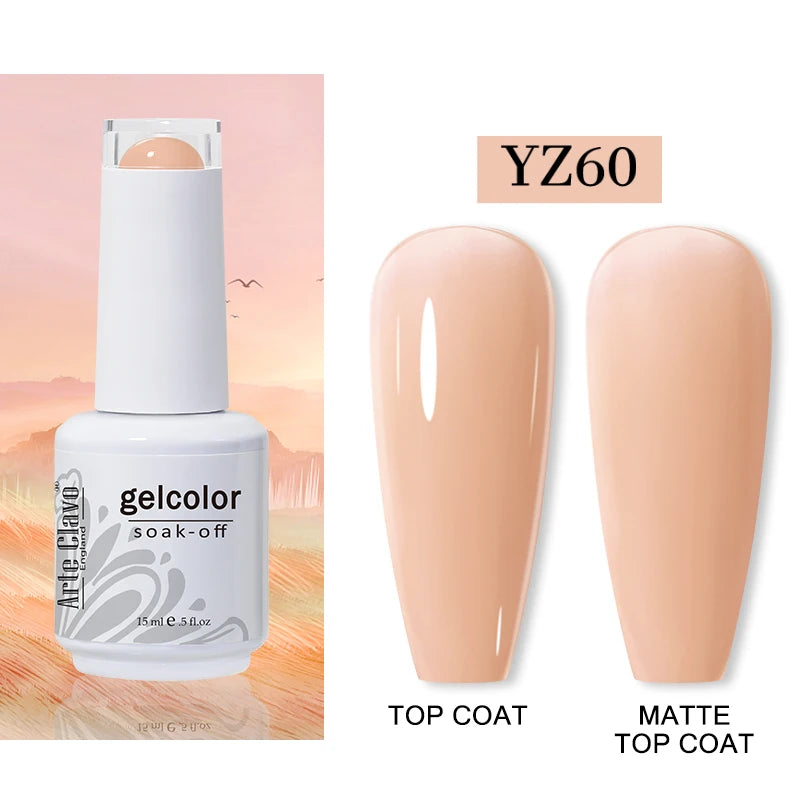 Arte Clavo Autumn Nail Gel Polish Caramel Winter Soak Off UV LED Art