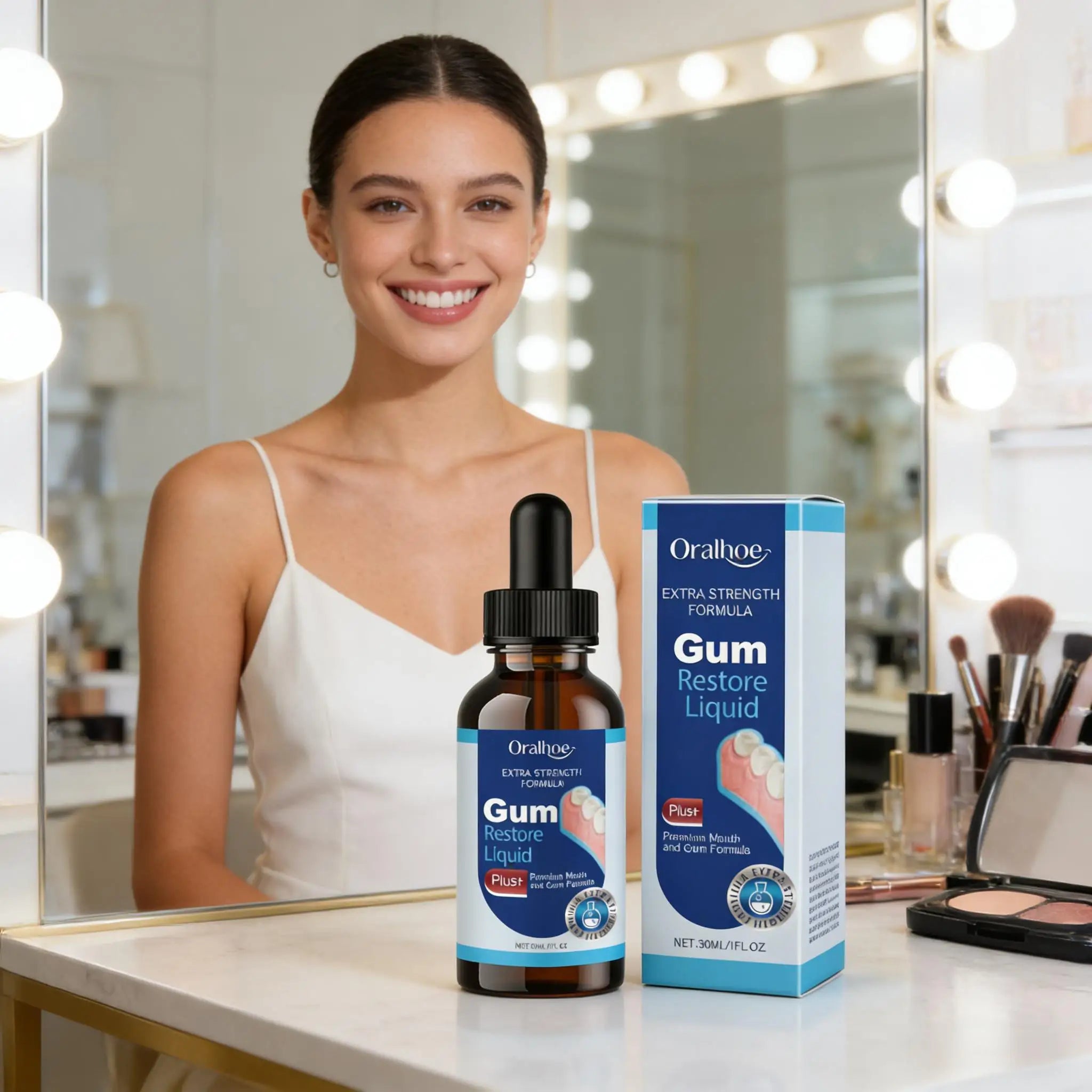 Gum Repair Serum Relieve Gingival Swelling Improve Tooth Sensitivity Removal Odor Reduce Yellow Stain Whiten Mouth Care Liquid Qme