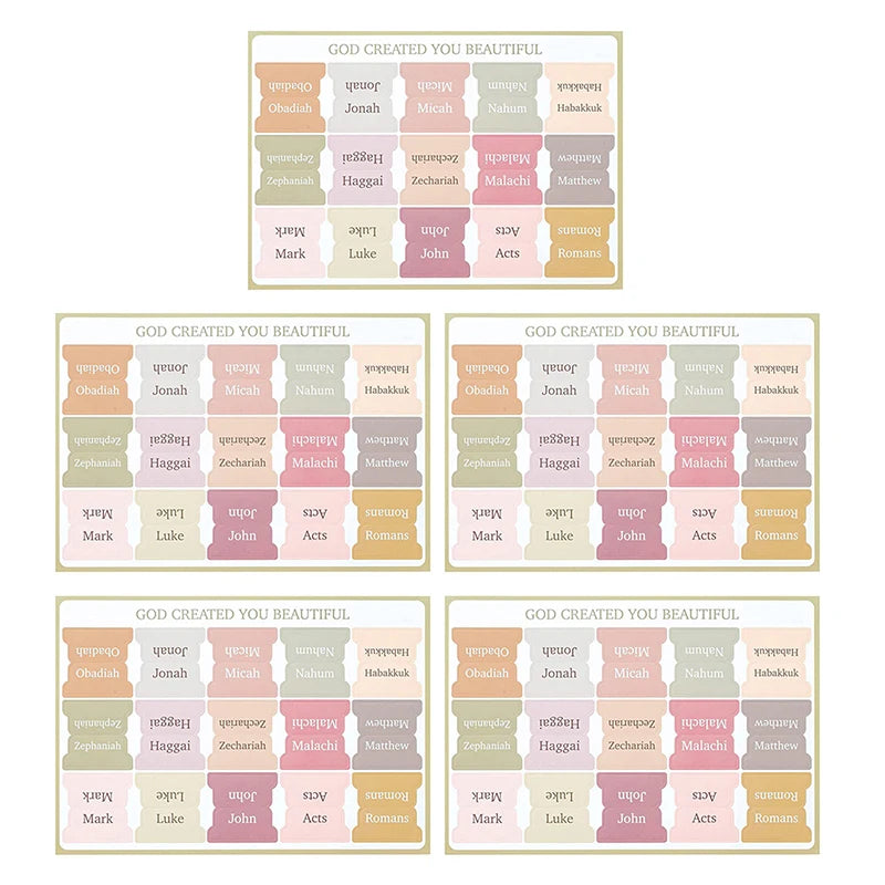 ^Spanish Bible Labels 75 Book Labels Laminated Bible Labels Bohemian Theme Men And Women Laminated Bible Index Study Reading Qme 5PCS