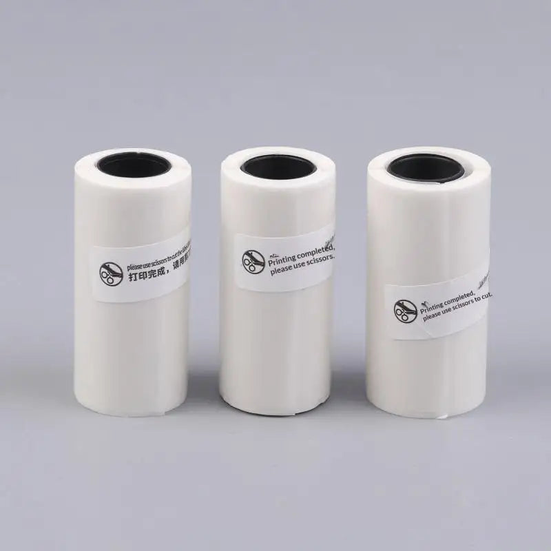 1 3 5Rolls Clear Holographic Dot Transparent Self-adhesive Thermal Qme 3pcs