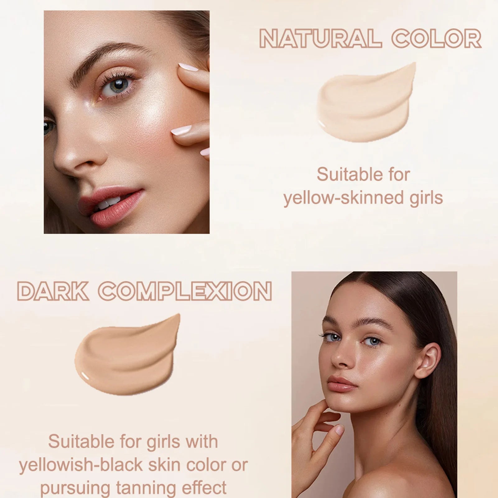 Air Cushion BB Cream Moisturizing Concealer CC Foundation Qme