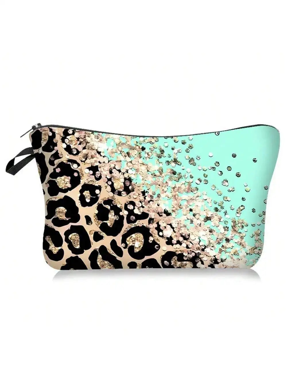 Leopard Print Animal Makeup Bag Women's Multifunctional Hand-held Qme 2