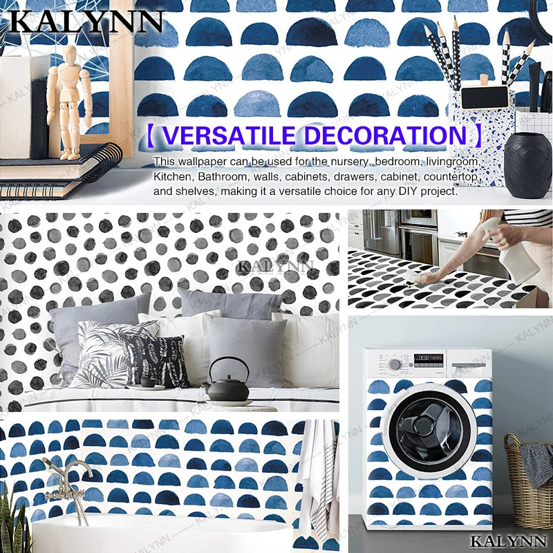 Geometric Aelf-wdhesive Wallpaper Peel Stick Wall Stickers Vinyl Qme