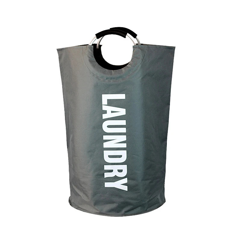 Waterproof Laundry Bag Handle Dirty Clothes Basket Large Oxford Fabric Qme 003