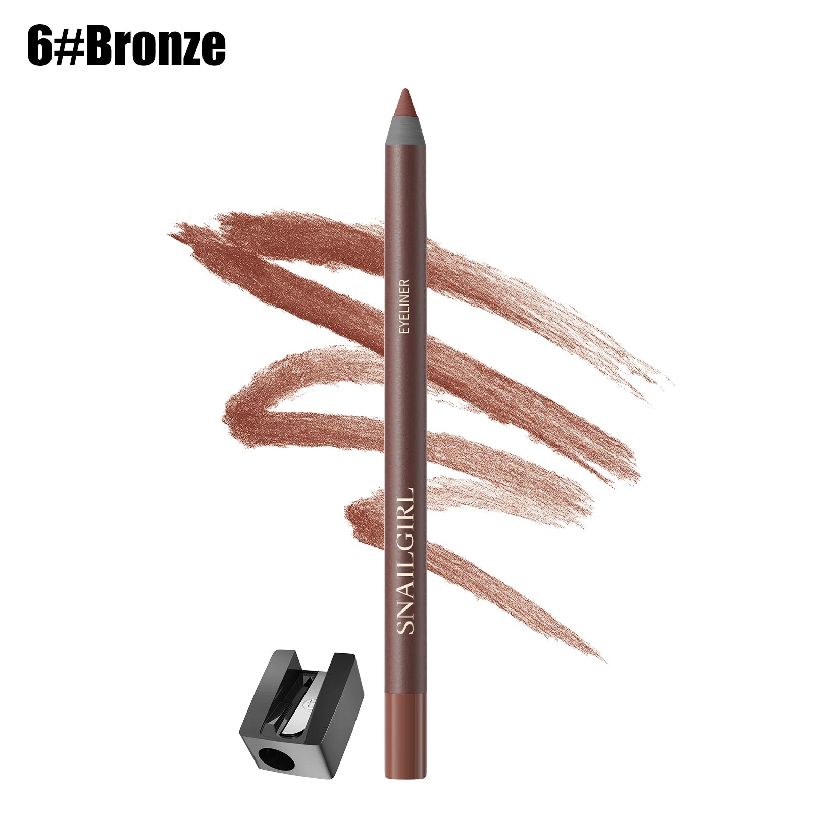 1Pc Eyebrow Pencils - Waterproof,Long-Lasting,Black, Gray, Dark Brown, Beginner-Friendly Eyebrow Pencils Qme M301-6