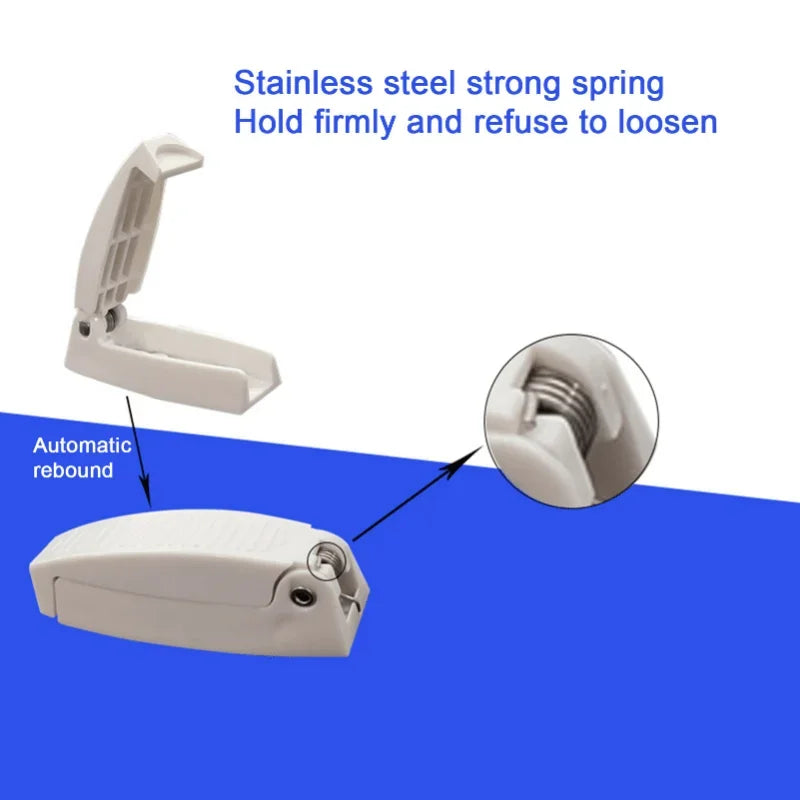 1pc Single RV Door Latch - A Reliable Storage Option for Campers, And Travel Bags - Sturdy And User-Friendly Hook Door Catch Qme