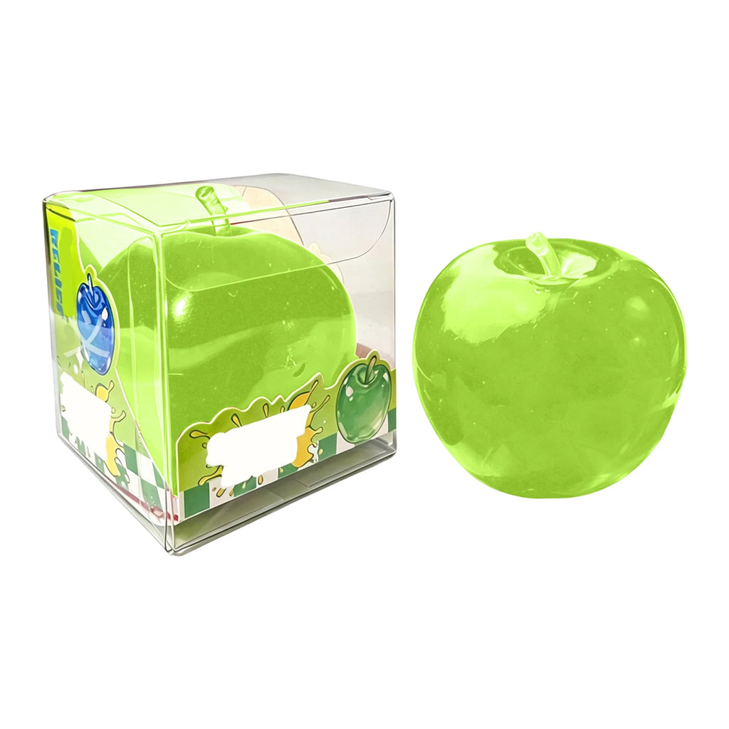 Simulated Green Apple Molding Squeezable Toy Stress Relief and Hand Exercise Fidget Toy with Packaging Party DIY Decor Fun Gift Qme