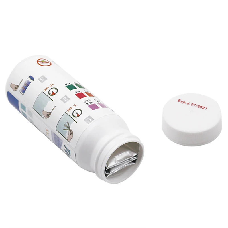 Chlorine PH Test Strips SPA Swimming Pool Water Tester Paper Residual Qme