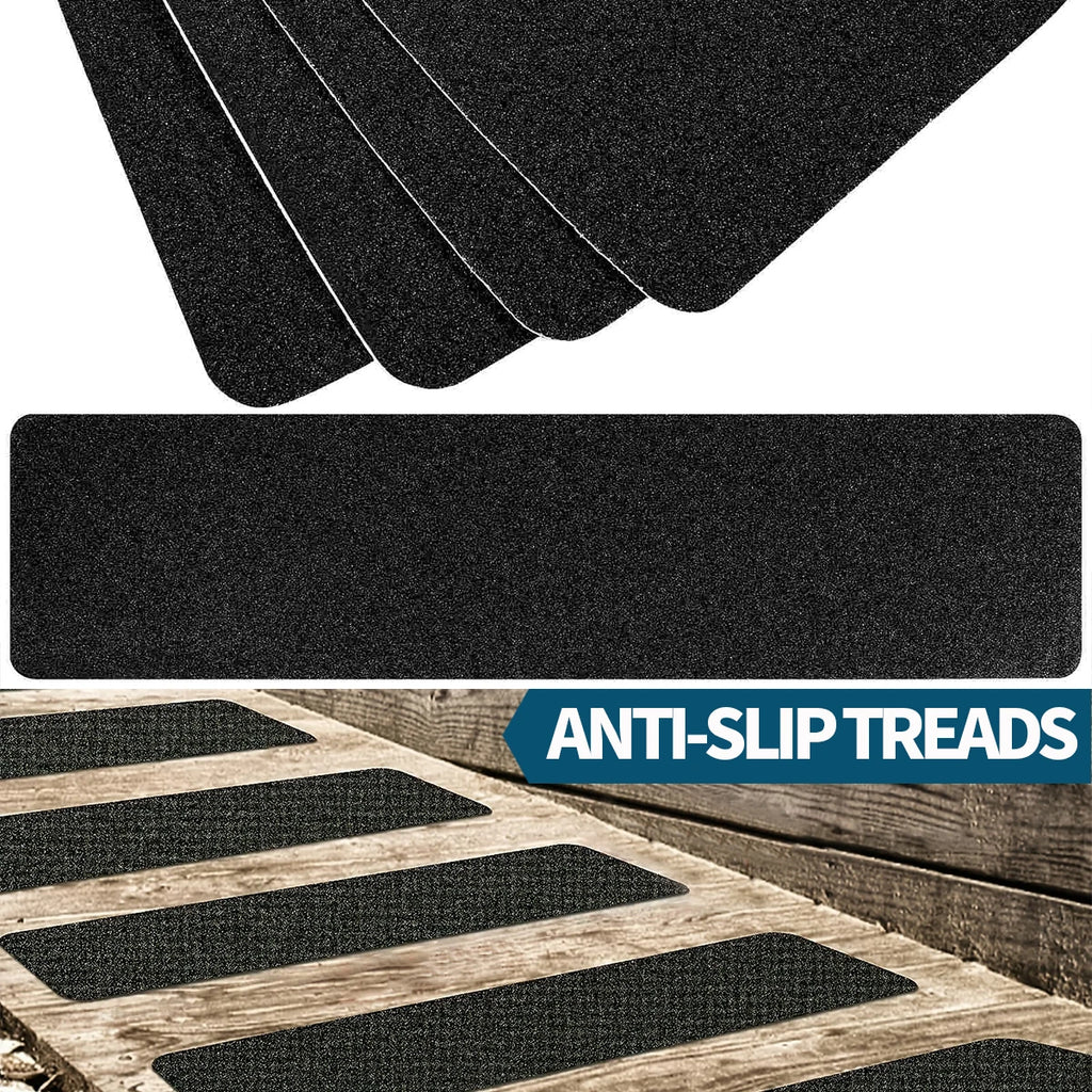 Heavy-Duty Super-Grip Non-Slip Stair Treads PEVA Anti-Slip Stair Treads for Enhanced Safety - Wear-Resistant Outdoor Step Tape Qme