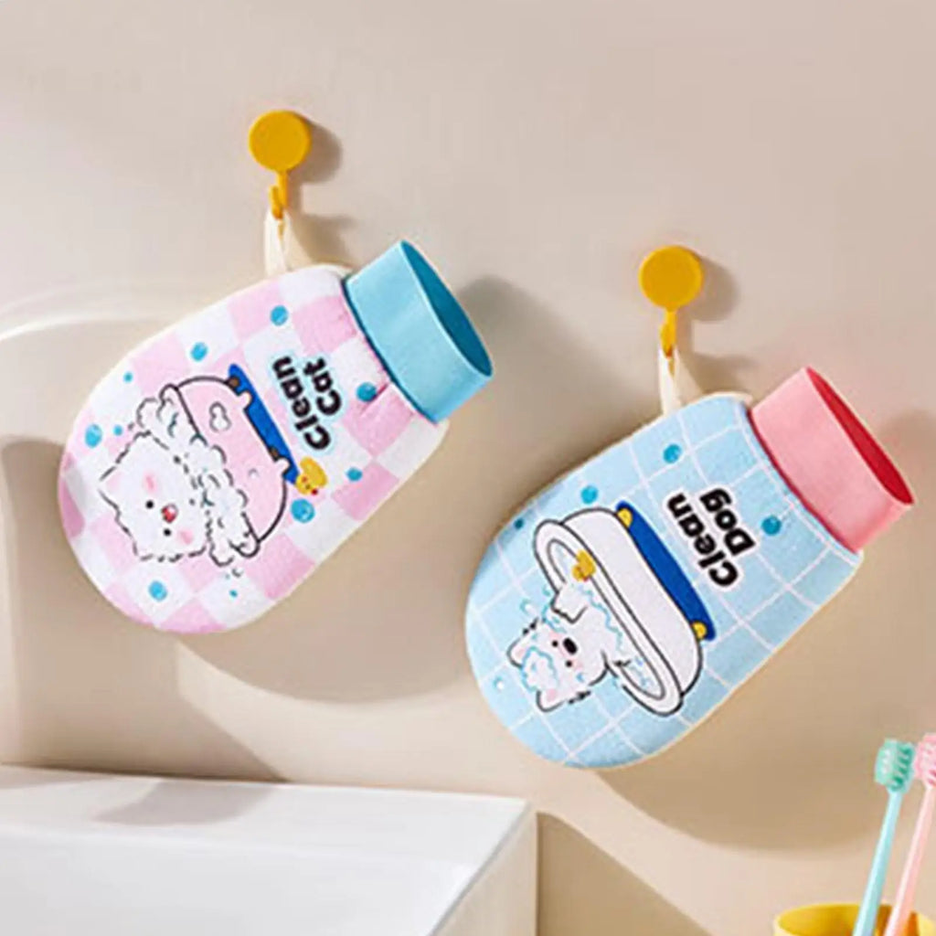 Shower Mitt Soft Arm Scrubber Ball Body Scrub Towel For Women Daily Spa Home Bathroom Back Legs Hand Arm Cleaning Qme
