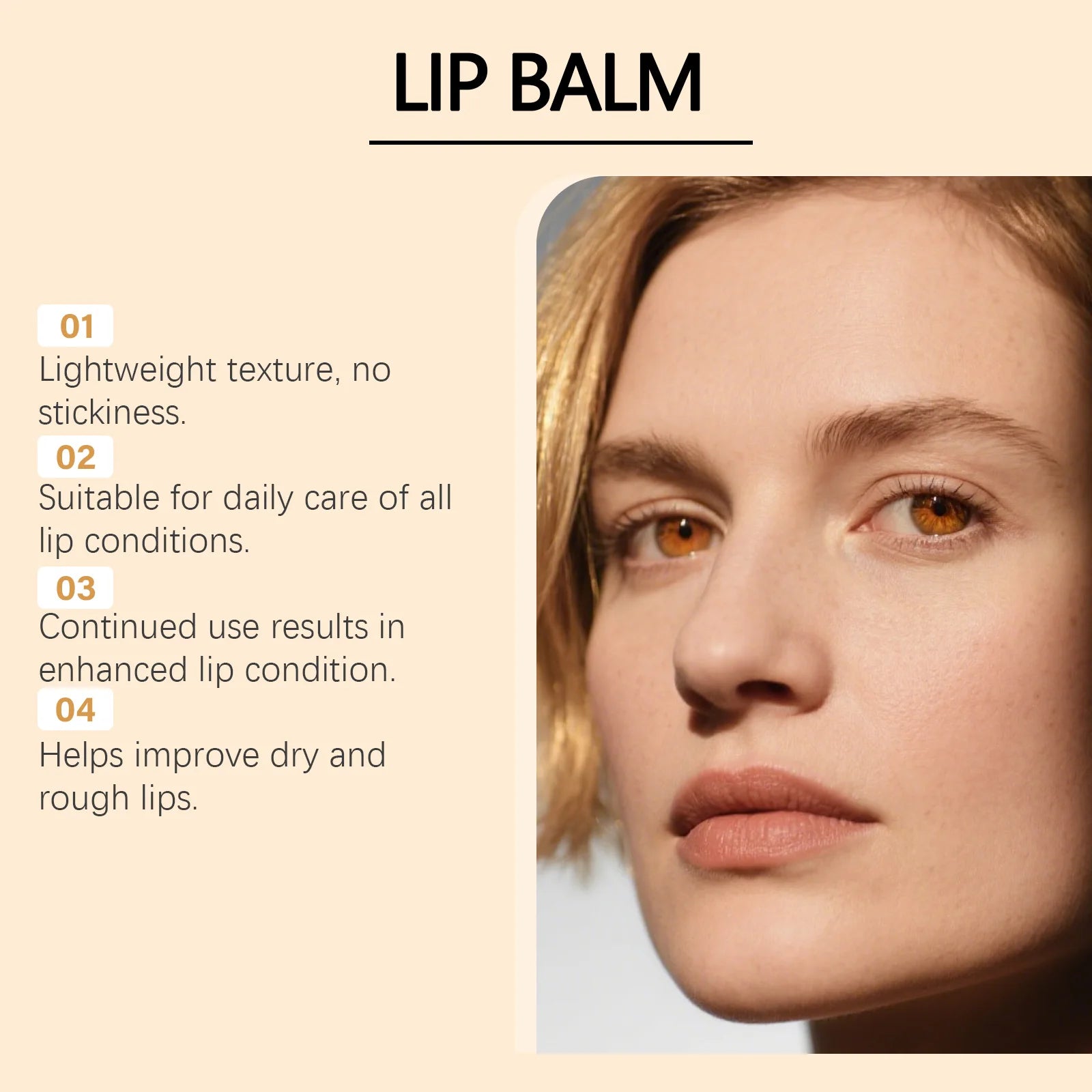 6PCS Moisturizing Lip Balm Set Deep Moisturizing Brightening Lip Color Lip Care for Dry Lips Daily Use Gift For Holiday Parties Qme