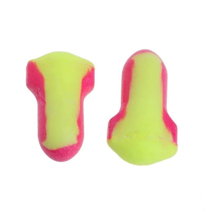 Soft Foam Disposable Earplugs, 10 Pairs, Snore - Proof Sleep Ear Protector, No Cords Qme 10 Pairs