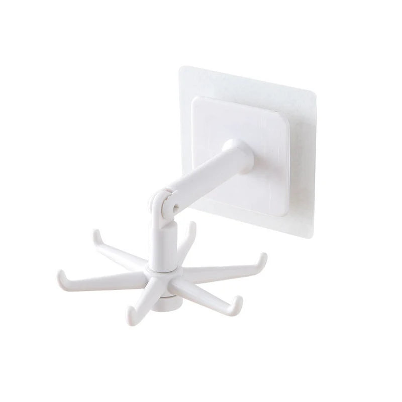 Organizer Storage Spoon Hanger Kitchen Gadgets Hook Multi-purpose Qme White