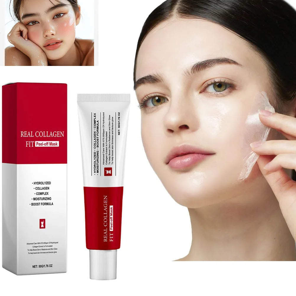 1 Moisturizing Collagen Night Wrapping Mask Elasticity Hydration Peel Qme
