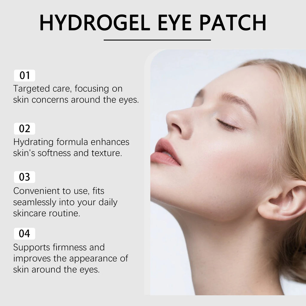 Peptide Collagen Hydrogel Eye Patch Reduce Wrinkles Dark Circles With Copper Peptide Niacinamide Firming Hydrating Gel Eye Pads Qme