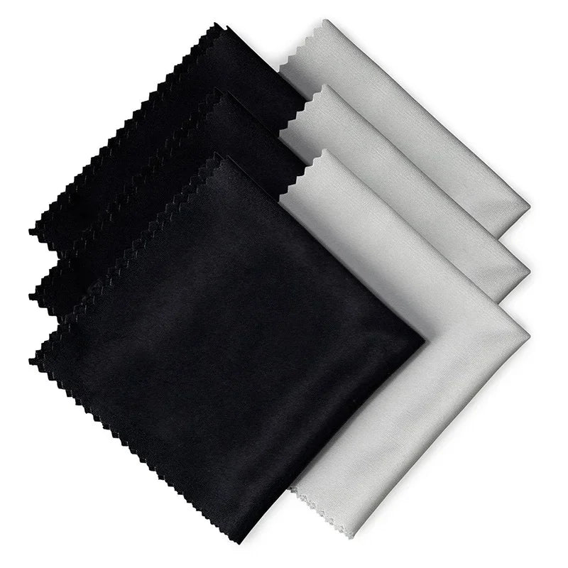 10Pc Ultra-fine Fiber Eyeglass Cloth Sunglasses Lens Cleaning Cloth Double-sided Velvet Instrument Cleaning Cloth Eyeglass Cloth Qme