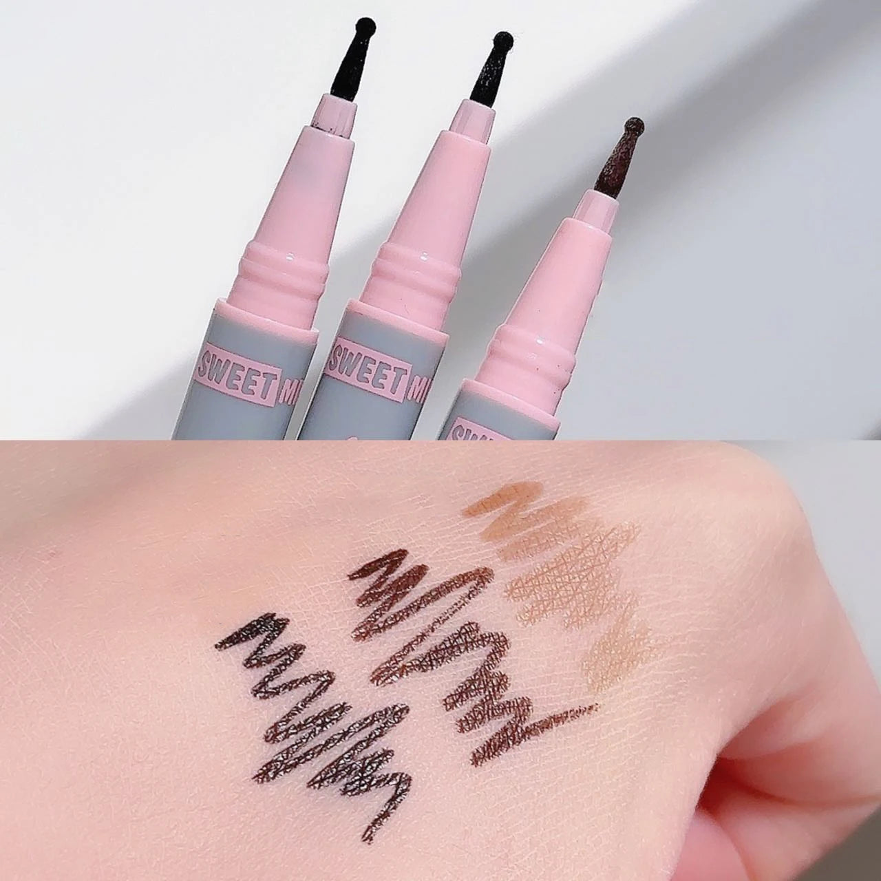 Face Fake Freckles Pen Natural Liquid Tear Mole Pen Amber Brown Dot Spot Concealer Pen Lifelike Cheek Spots Tint Makeup Tool Qme
