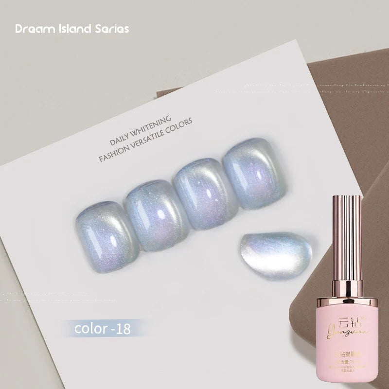 36 Colors Cat Eye Gel Polish Magnetic Soak Off UV LED Nail Fine Nano