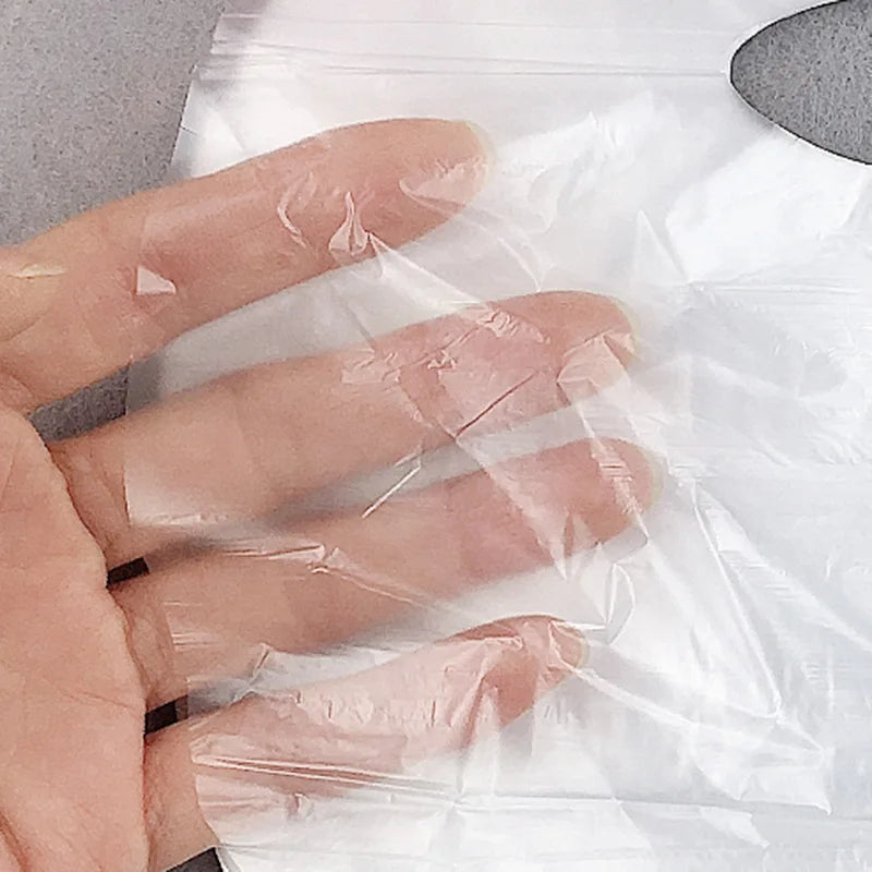 Disposable Face Plastic Film Full Cleaner Mask Neck Stickers Paper Qme