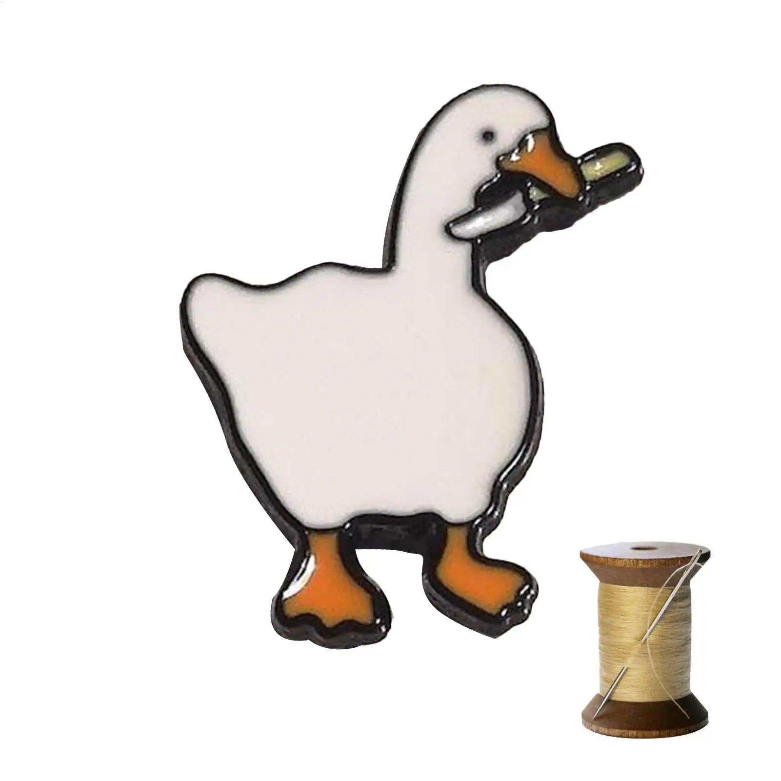 Cute Sewing Needle Minder Duck Shaped Quilting Pin Minder Cute Animal Shape Quilting Needle Minder For Quilter Tool Embroidery Qme