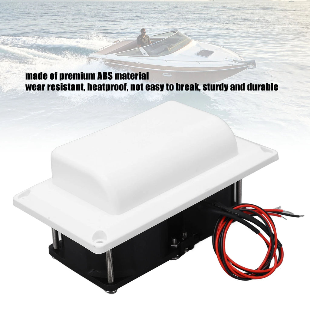Motorhome Side Air Vent Fan RV Exhaust Fan 12V Motorhome Side Air Vent Fan High Efficiency for Trailer Boat Qme
