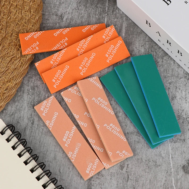 9Pcs MS-E400-2000 Semi-rigid Sanding Sticks For Model Making Tools Plastic Model Polishing Rod Hobby DIY Craft Qme