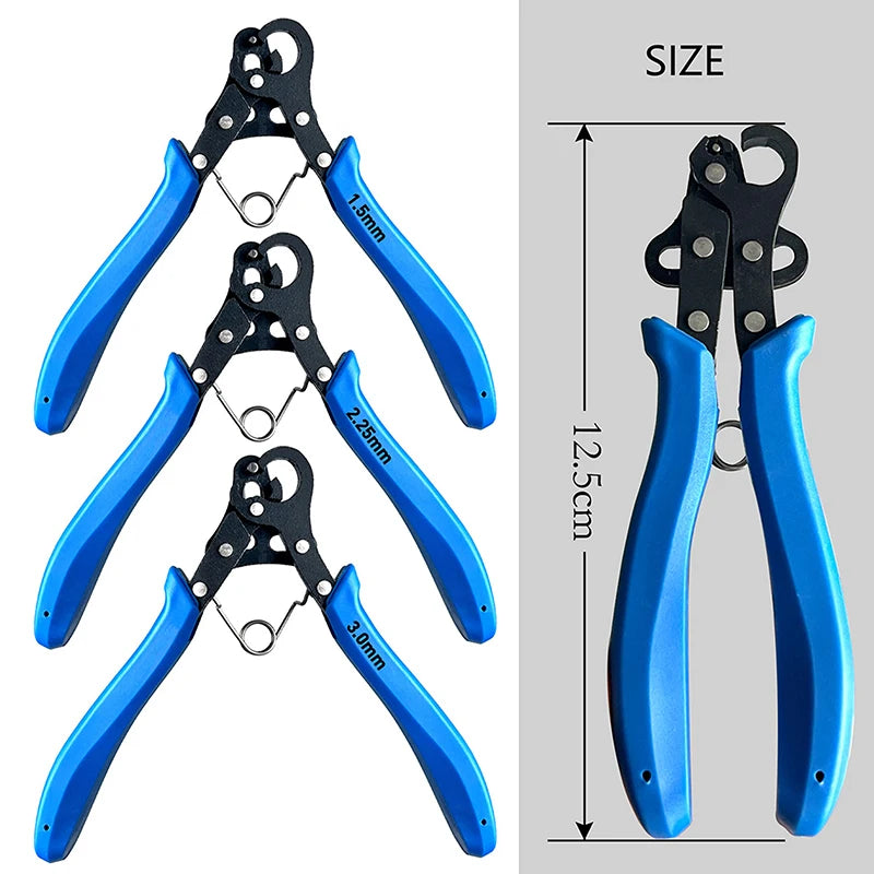 1.5/2.25/3mm Wire Rolling Plier Set For Wire Winding Bending Repair Jewelry Making Tool Round Nose Pliers For Wire Ring Wrapping Qme