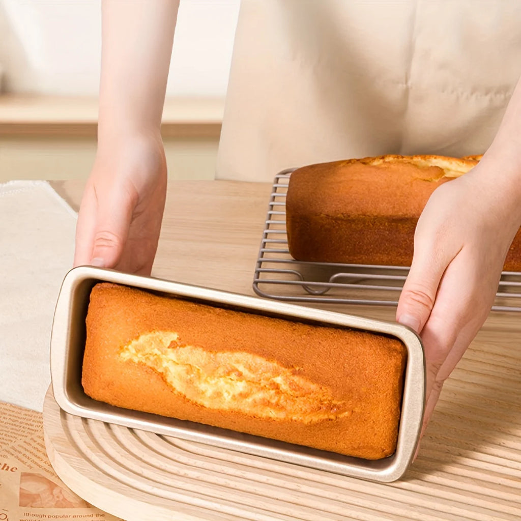 1pc Pound Cake Mold, Long Strip Toast Bread Mold, Non-Stick Bread Box, Baking Tray, Home Tool for Oven Use Qme