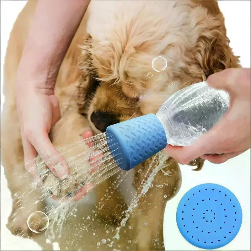 Silicone Portable Pet Shower Head Outdoor Cat And Dog Shower Cleaning Supplies Portable Pet Shower Shower for Grooming Qme