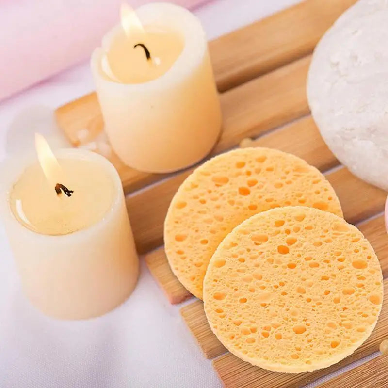 Cleansing Sponges Face Scrubber Sponge Compressed Facial Exfoliation Qme