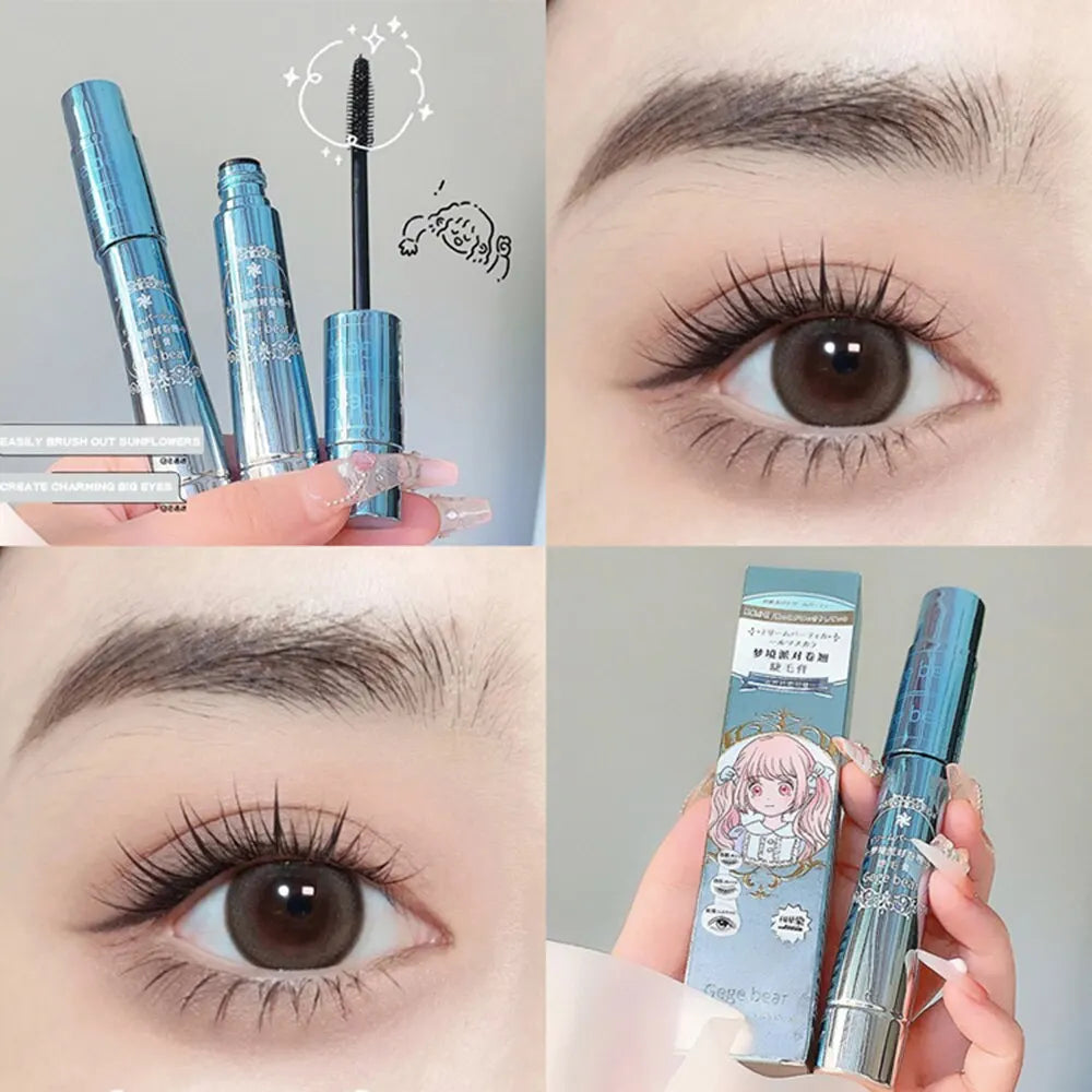 Gege Bear Dream Party Curly Black Sun Flower Mascara Cute Design All Qme