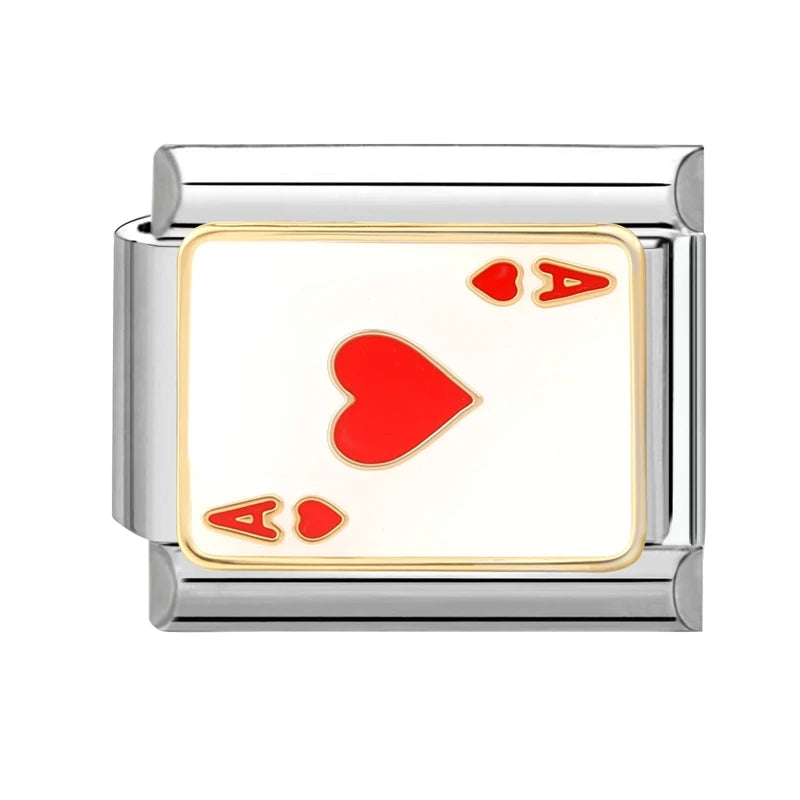 2026 Y2K Colorful Glaze Cute Street Scene Cat Italian Charm Link fit 9mm Stainless Steel Jewelry DIY Making Bracelets For Gifts Qme Style 36