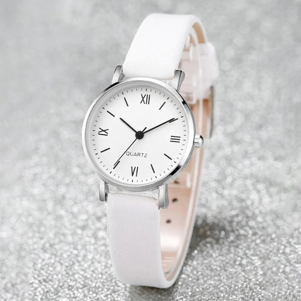 2026 Thin strap small dial female student belt watch, women's exam specific quartz watch, women's digital watch Qme
