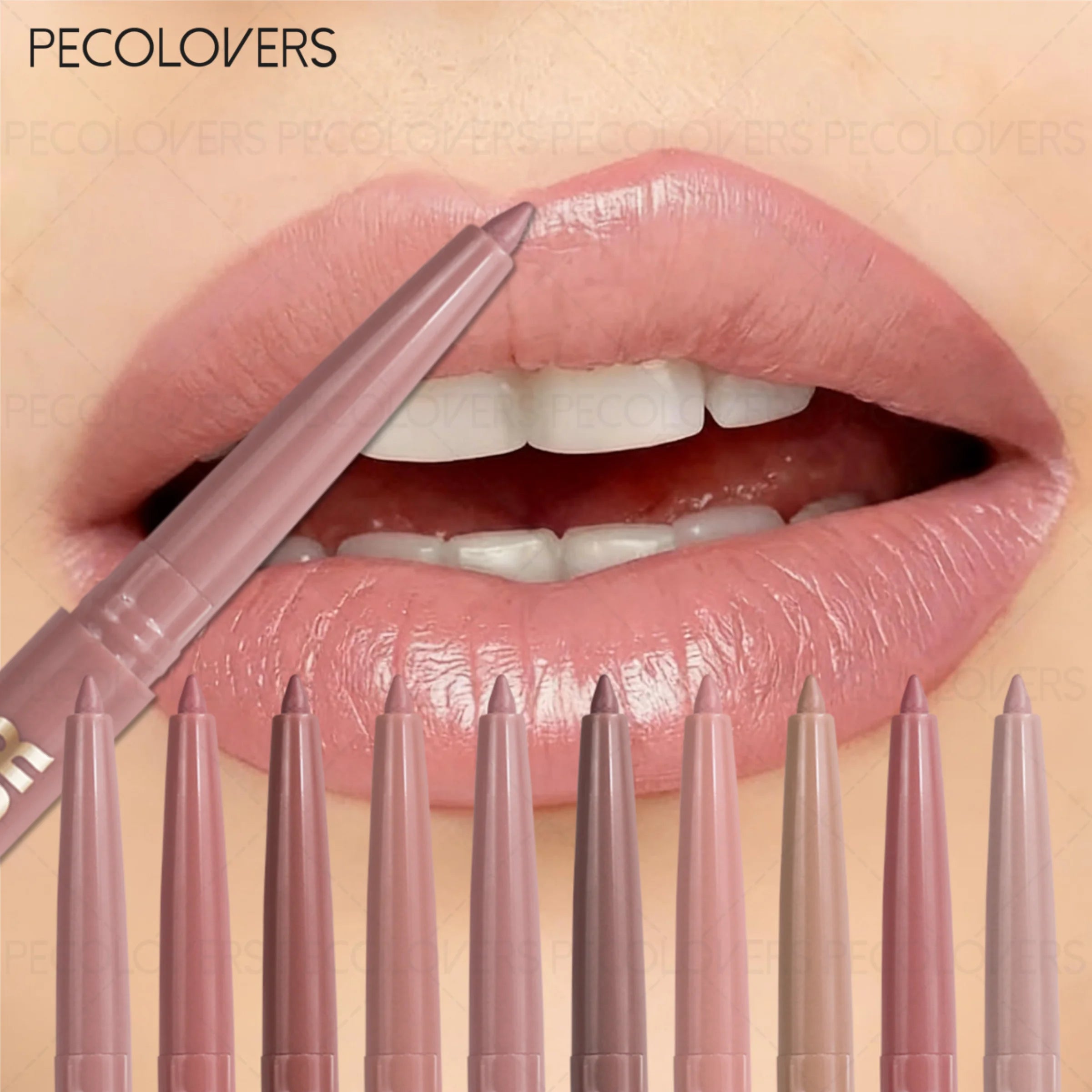 Matte Lip Liner Multi-colors Moisturizing Waterproof Long-lasting Qme
