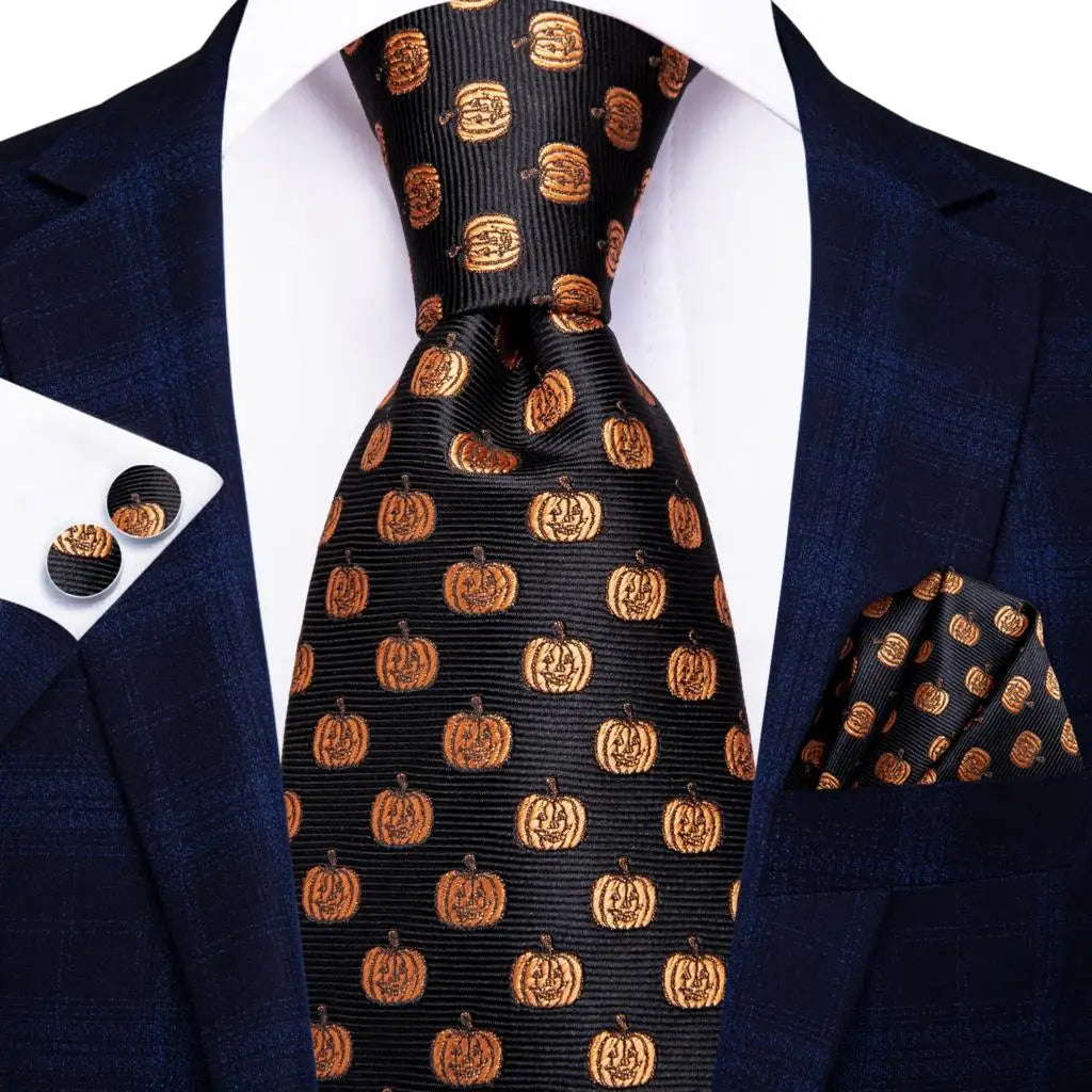 Hi-tie Striped Black White Silk Elegant Tie Men Groom Wedding Necktie Qme SN-3371