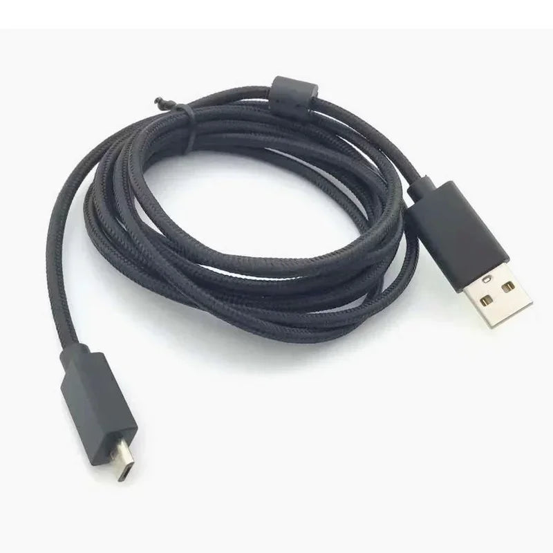 Applicable Gaming Headset Cable, True Magnetic Ring, USB Audio Braided Wire, Call Light Up 2 Meters Qme