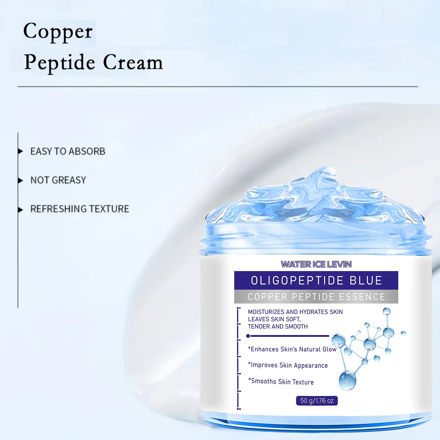 Collagen Copper Peptide Body Care Lotion, Hydrating to Smooth Skin & Boost Natural Glow Qme
