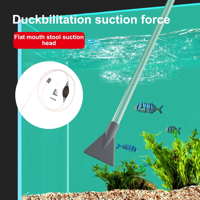 Professional Aquarium Cleaning Tools Manual Water Changer Handheld Qme