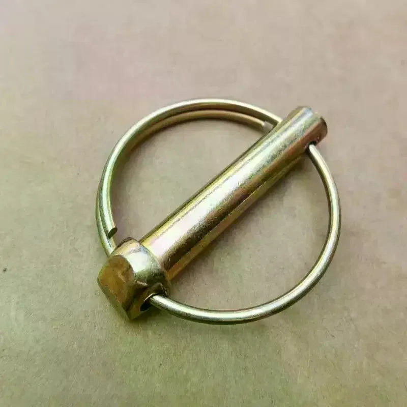 10Pcs Safety Lynch Pin With Ring Anti Lost Lock Pin Heavy Duty Safety Fixing Locking Pins For Towing Trailer ATV UTV Fastener Qme