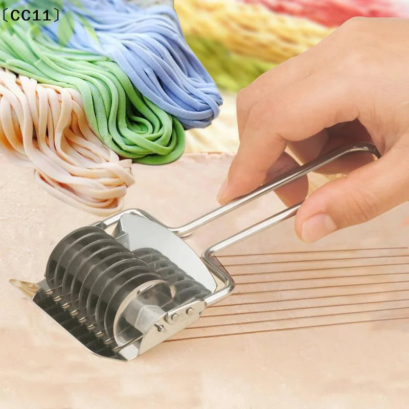 Stainless Steel Manual Spaghett Cutter Pasta Machine Dough Noodles Qme