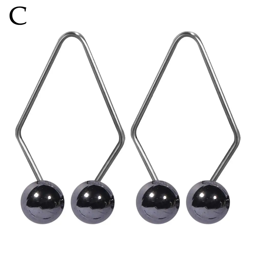 1 Pair Dimple Makers Cheeks Maker Balls Face Improve Smile Easy Wear Qme C