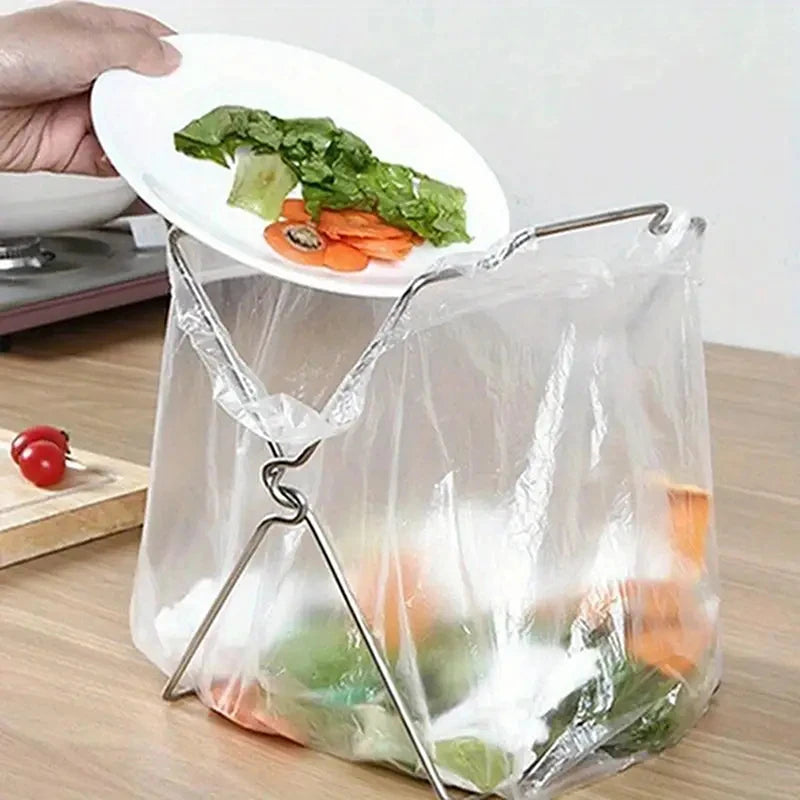 Multifunctional Outdoor Household Garbage Rack Foldable Kitchen Qme