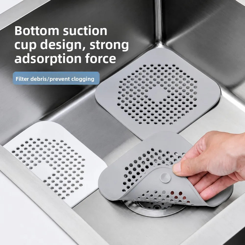 1/3/5pcs Multifunctional Silicone Hair Trap,Sink Drain Stopper Filter for Kitchen Bathtub Shower Floor Home Accessory Qme