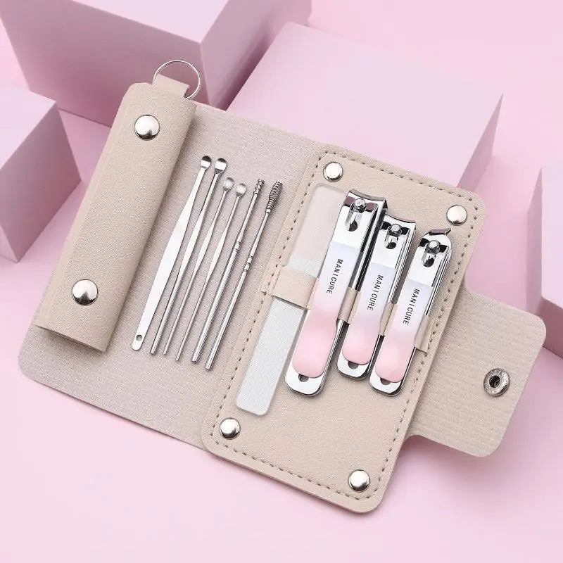 10-Piece Professional Nail Clippers Stainless Steel Manicure Pedicure Qme A1