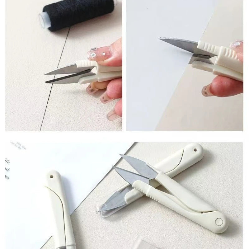 Small Scissors Lid Household Textile Pliers Hand-woven Clothing Store Qme